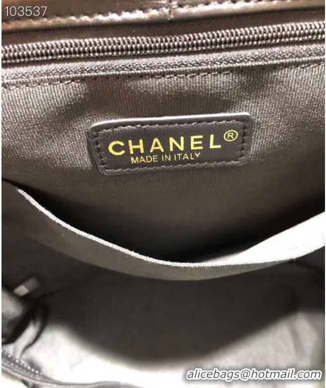 Best Price CHANEL Tweed small Backpack & gold-Tone Metal 69965 black