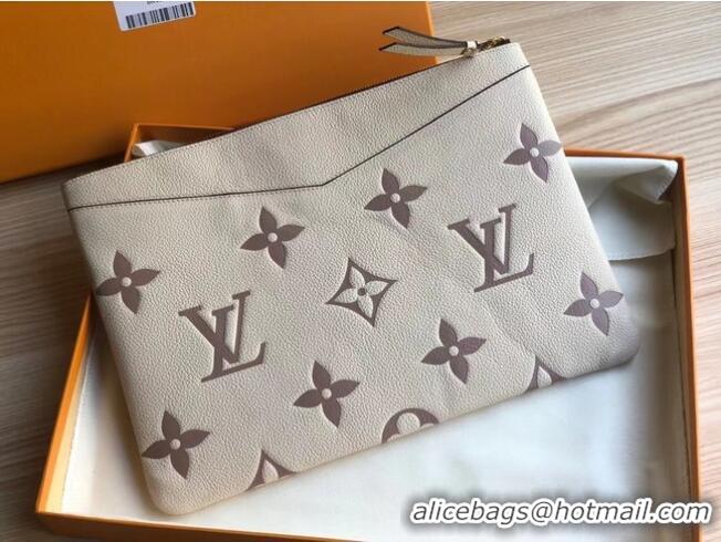 Well Crafted Louis vuitton original POCHETTE VOYAGE M80174 Cream