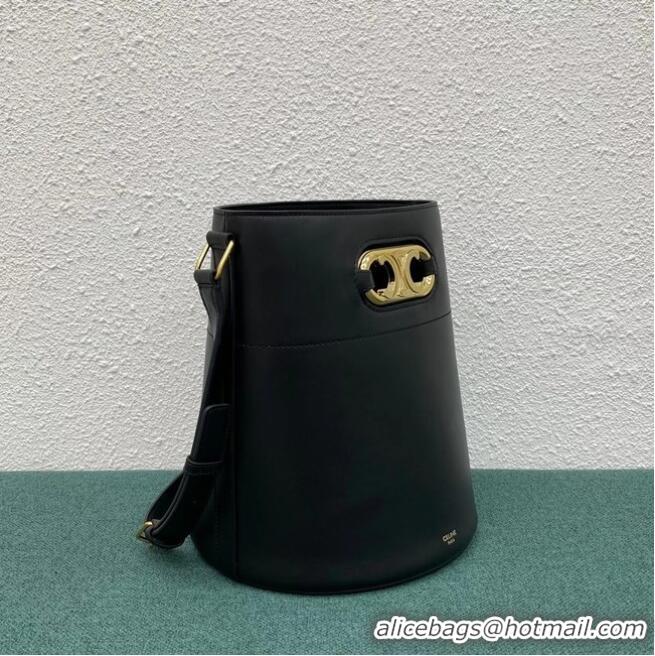 Best Price Celine BUCKET BAG IN SHINY CALFSKIN 193043 black