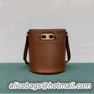 Affordable Price Celine BUCKET BAG IN SHINY CALFSKIN 193043 brown