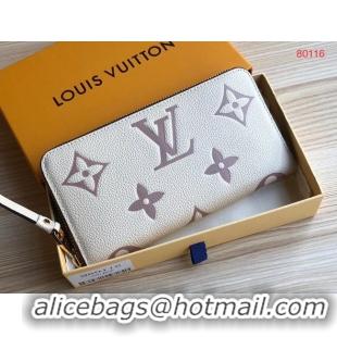 Unique Discount Louis vuitton ZIPPY WALLET M80116 Cream