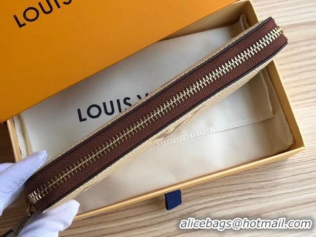 Unique Discount Louis vuitton ZIPPY WALLET M80116 Cream