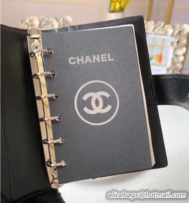 Buy Discount CHANEL sheepskin notebook & Wallet A012 black