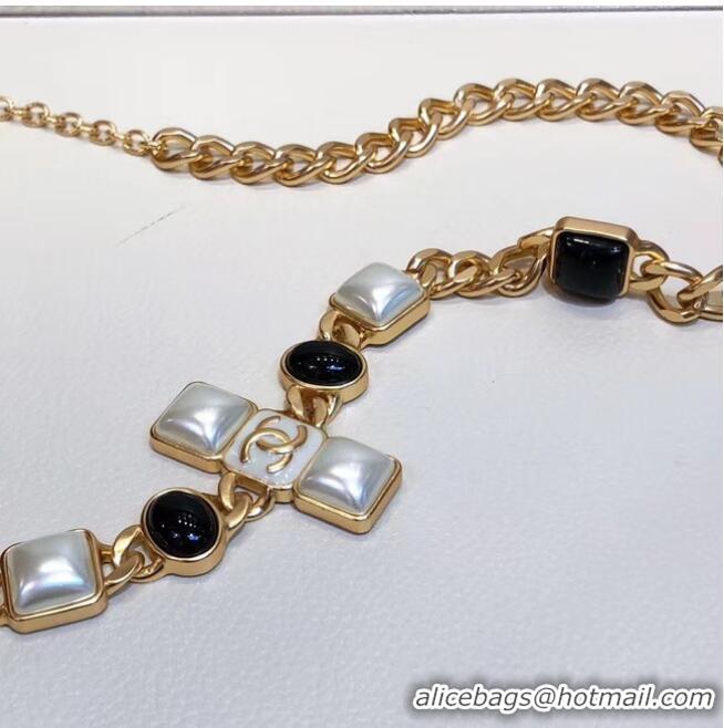 Fashion Inexpensive Chanel Pearl waist chain CE5970