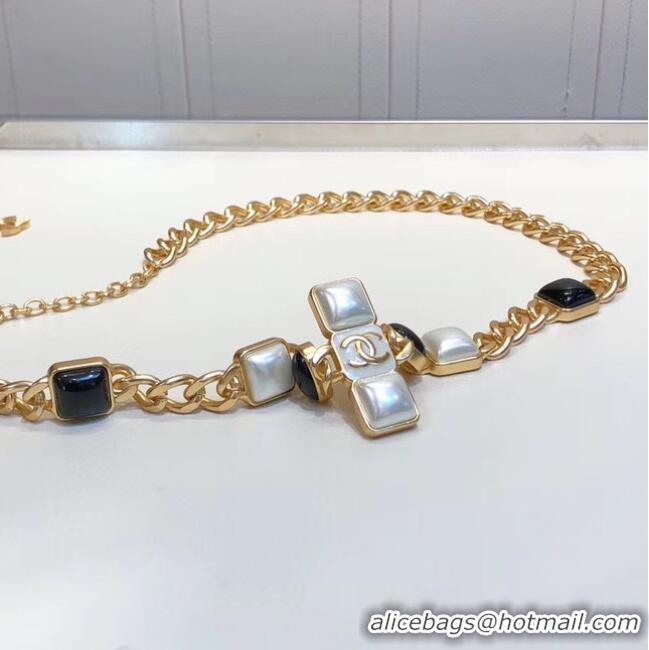 Fashion Inexpensive Chanel Pearl waist chain CE5970