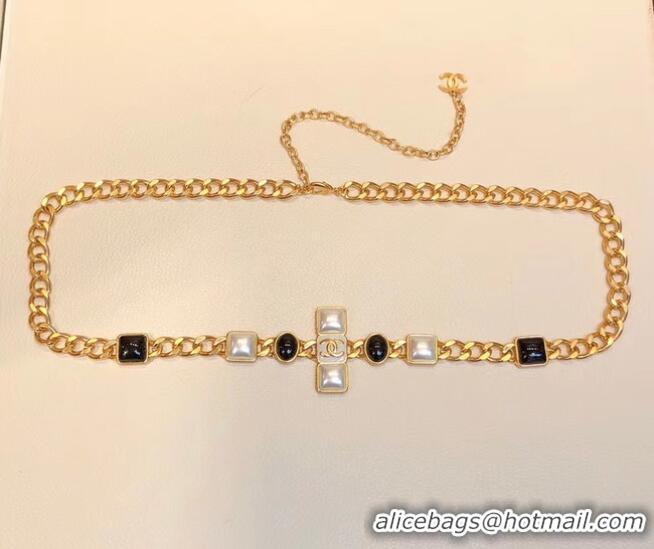 Fashion Inexpensive Chanel Pearl waist chain CE5970