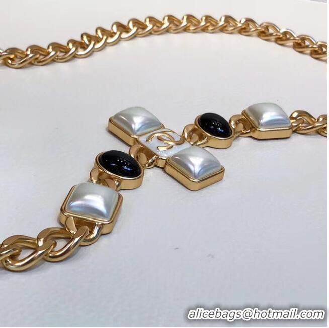 Fashion Inexpensive Chanel Pearl waist chain CE5970