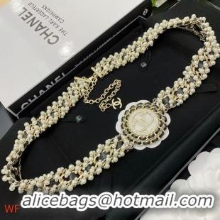 Particularly Recommended Chanel Pearl waist chain CE5996