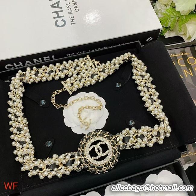 Particularly Recommended Chanel Pearl waist chain CE5996