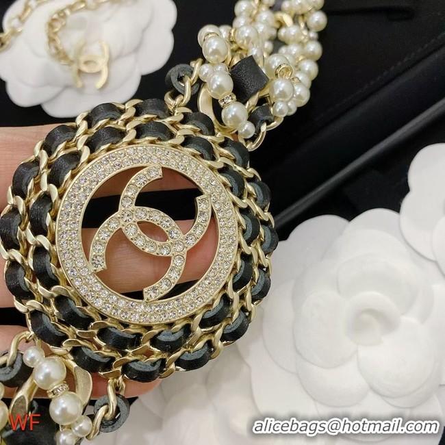 Particularly Recommended Chanel Pearl waist chain CE5996