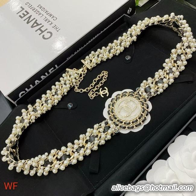 Particularly Recommended Chanel Pearl waist chain CE5996