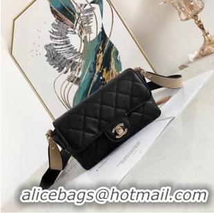 ​Low Price Chanel flap bag AS2273 black