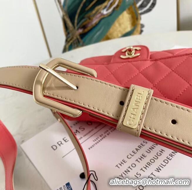 Market Sells Chanel flap bag AS2273 rose