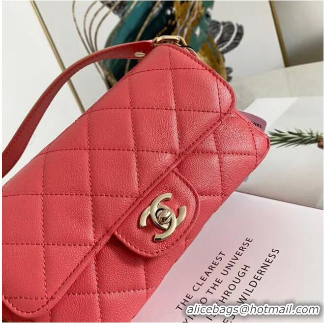 Market Sells Chanel flap bag AS2273 rose