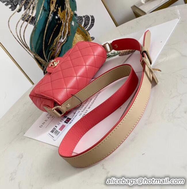 Market Sells Chanel flap bag AS2273 rose