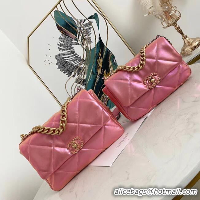 Traditional Discount Chanel 19 flap bag AS1160 Pink