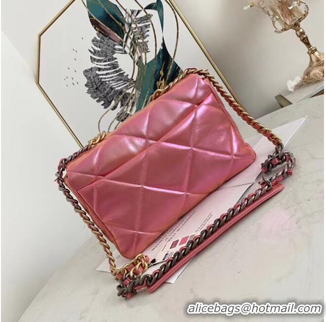 Modern Classic Chanel 19 flap bag AS1161 Pink