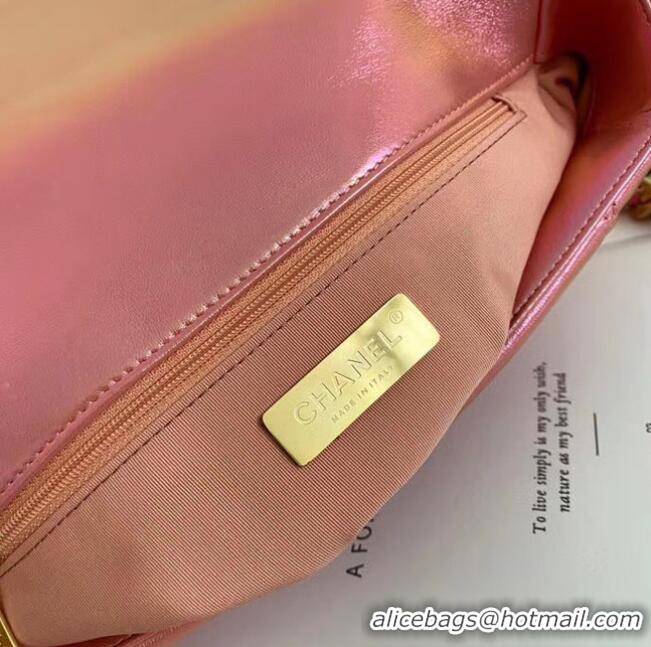 Modern Classic Chanel 19 flap bag AS1161 Pink