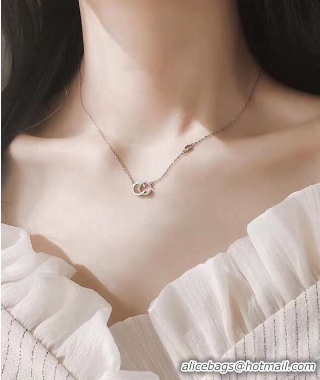 Traditional Discount Gucci Necklace CE4135 Silver