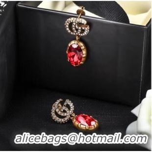 Luxury Discount Gucci Earrings CE5381 Red