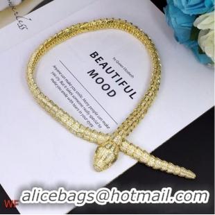 Popular Style BVLGARI Necklace CE6032 Gold