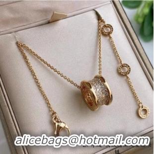 Good Promotional BVLGARI Necklace CE6063 Rose Gold