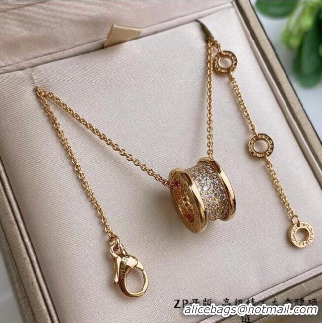 Good Promotional BVLGARI Necklace CE6063 Rose Gold