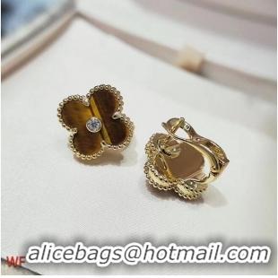 Low Cost Van Cleef & Arpels Rings VCA3658 Brown