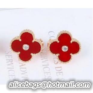 New Fashion Van Cleef & Arpels Rings VCA3658 Red