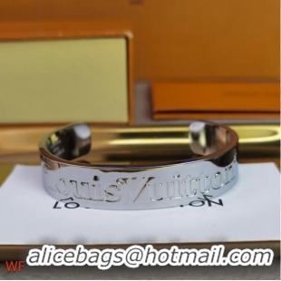 Spot Cheapest Louis Vuitton Bracelet CE6202 Silver