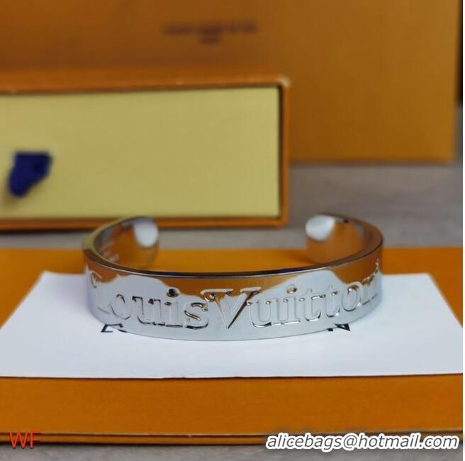 Spot Cheapest Louis Vuitton Bracelet CE6202 Silver