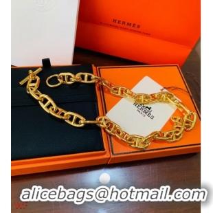 Designer Luxury Hermes Necklace CE6207 Gold