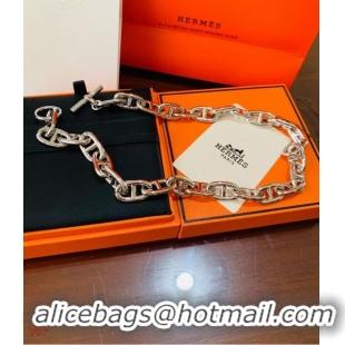 Cheap Classic Hermes Necklace CE6207 Silver