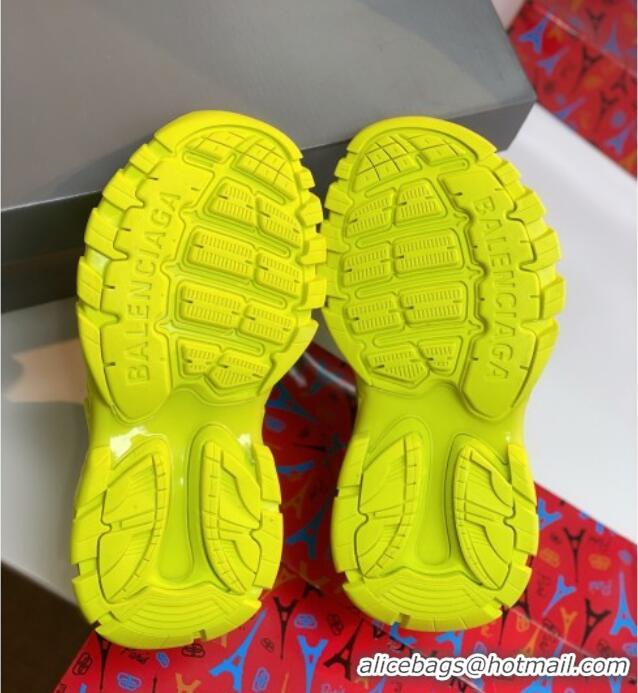 Best Price Balenciaga Track Sandal in Neoprene and Rubber 061608 Yellow