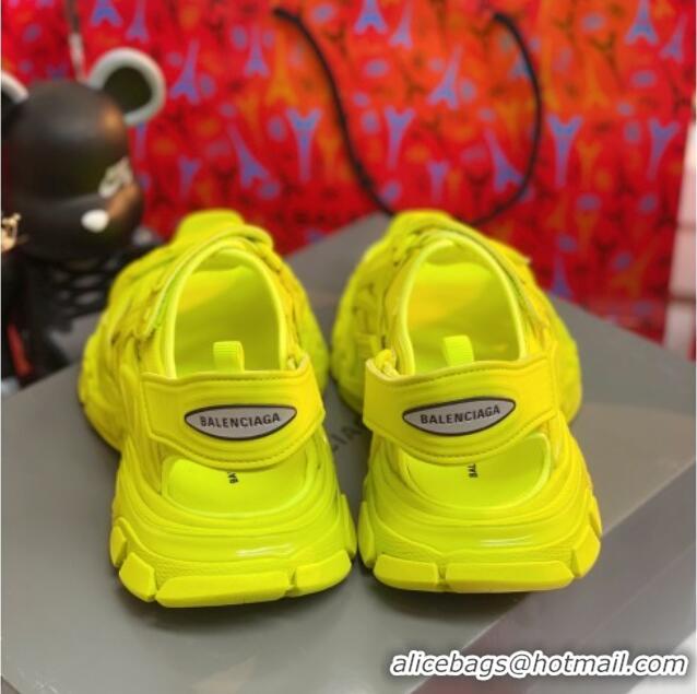 Best Price Balenciaga Track Sandal in Neoprene and Rubber 061608 Yellow