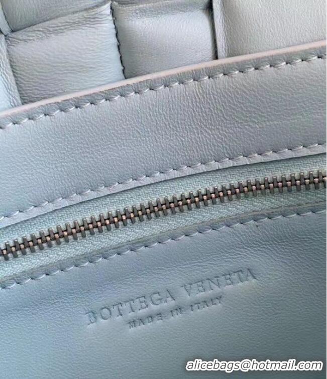 New Fashion Bottega Veneta PADDED CASSETTE BAG suede 591970 Light Blue