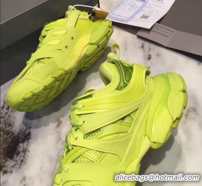 Best Luxury Balenciaga Track-s 3.0 Trainer Sneakers 062261 Yellow 