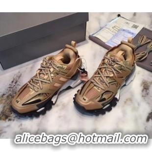 Top Design Balenciaga Track-s 3.0 Trainer Sneakers 062261 Coffee