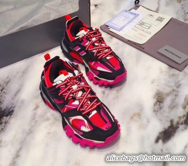 Top Quality Balenciaga Track-s 3.0 Trainer Sneakers 062261 Pink/Red/Black