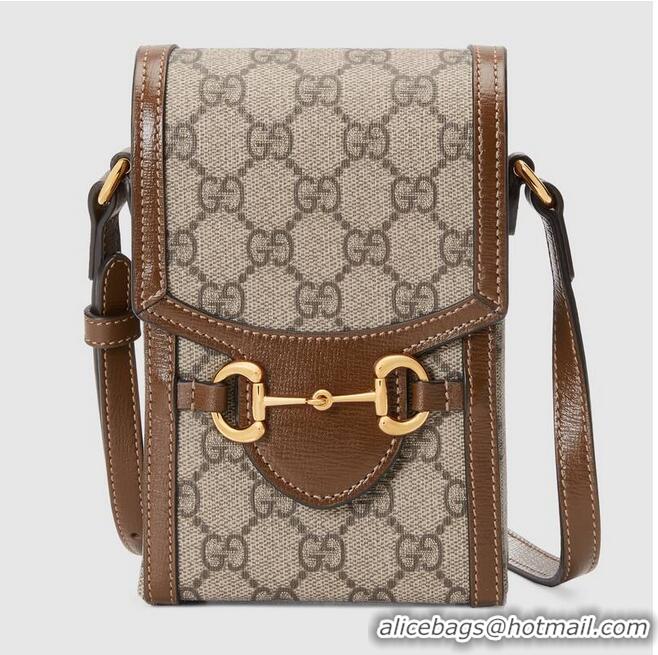 Best Price Gucci Horsebit 1955 mini bag 625615 Brown