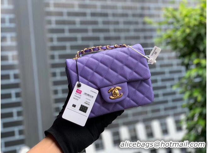 Market Sells Chanel MINI Flap Bag Original Caviar Leather 1115