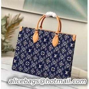 Hot Sell Louis Vuitton SINCE 1854 Onthego medium tote bag M57396 blue