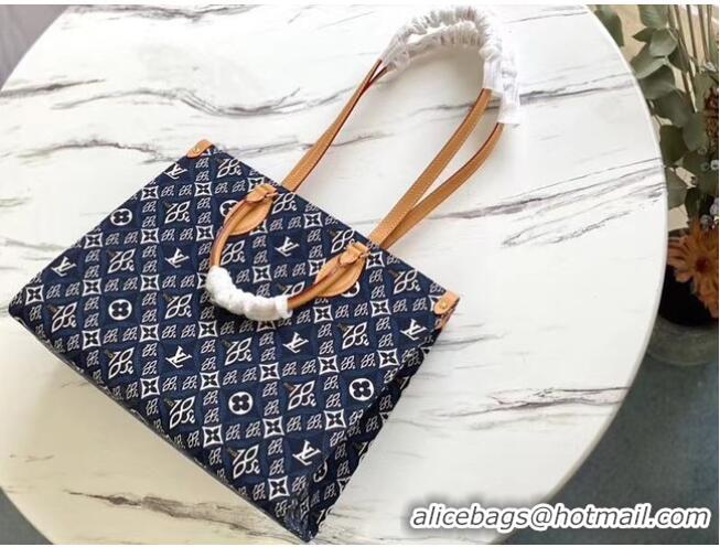 Hot Sell Louis Vuitton SINCE 1854 Onthego medium tote bag M57396 blue