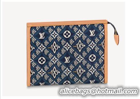 Fashion Show Collections Louis Vuitton SINCE 1854 POCHE TOILETTE 26 M80306 blue