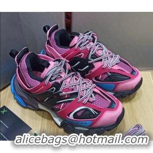 Perfect Balenciaga Track 3.0 Tess Trainer Sneakers 090186 Pink/Purple