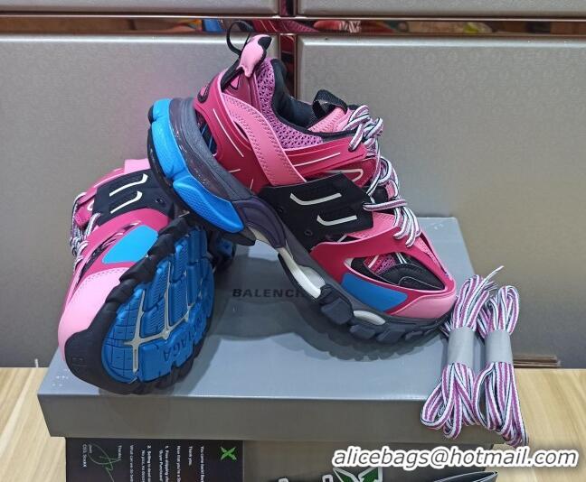 Perfect Balenciaga Track 3.0 Tess Trainer Sneakers 090186 Pink/Purple