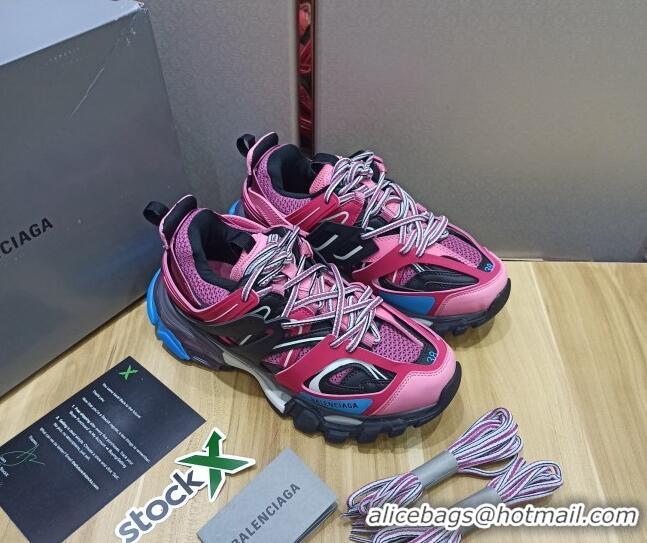 Perfect Balenciaga Track 3.0 Tess Trainer Sneakers 090186 Pink/Purple