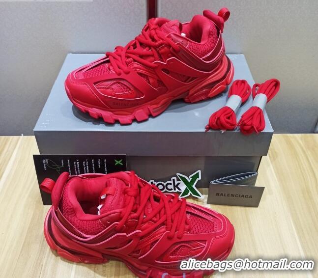 Low Cost Balenciaga Track 3.0 Tess Trainer Sneakers 090186 Red