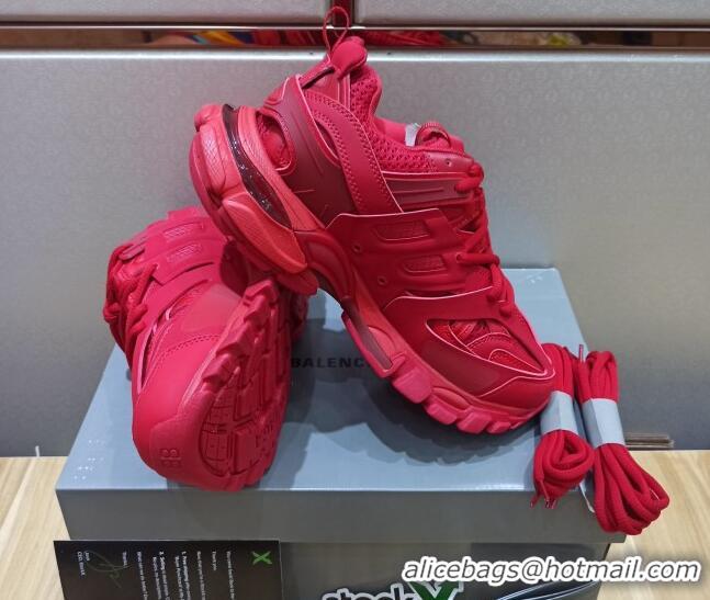 Low Cost Balenciaga Track 3.0 Tess Trainer Sneakers 090186 Red