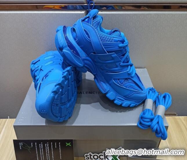 Best Design Balenciaga Track 3.0 Tess Trainer Sneakers 090186 All Blue